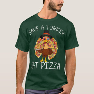 Camiseta Salven una Turquía come pizza gracias niños adulto
