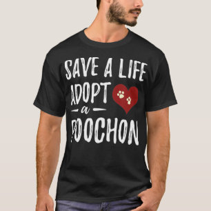 Camiseta Salven una vida adopta un poochón para rescatar a 