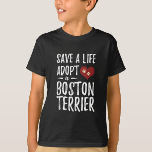 Camiseta Salven una vida adopta un terror de Boston para re
