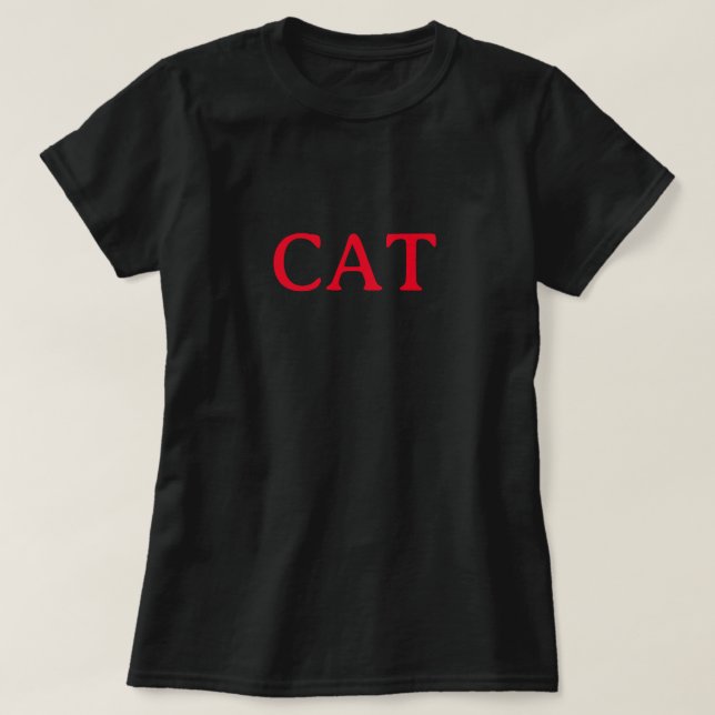 CAMISETA SALVO GATO INALÁMBRICO SALVAJE FEROCIOSO NO OMESTI (Diseño del anverso)