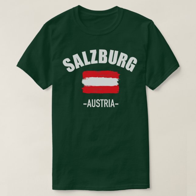 Camiseta Salzburgo Austria (Diseño del anverso)