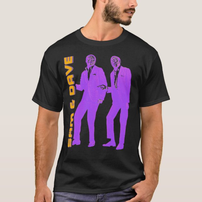 Camiseta Sam And Dave   Soul Man Retro R&Amp;B Duo Fanart   (Anverso)