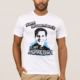 Camiseta Sam Brownback es mi homeboy