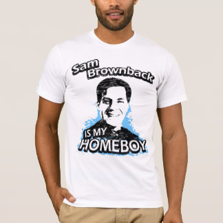 Camiseta Sam Brownback es mi homeboy