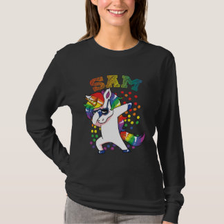 Camiseta Sam Dabbing Unicorn