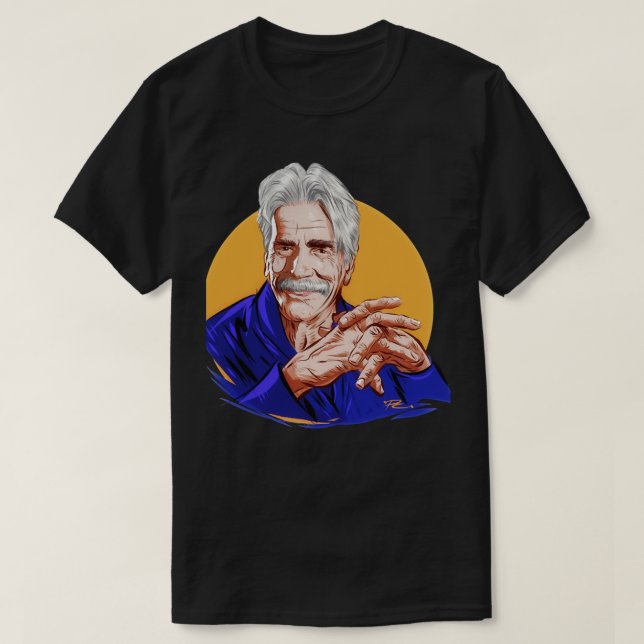 Camiseta Sam Elliott An ilustracion (Diseño del anverso)