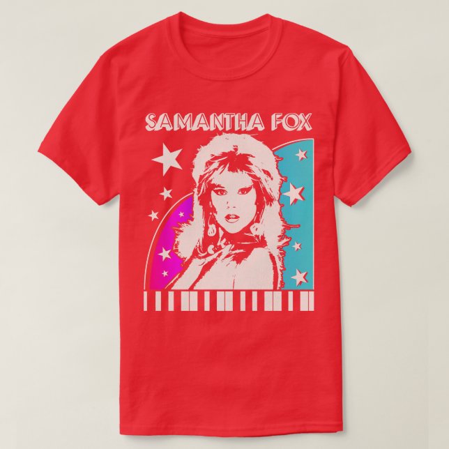 CAMISETA SAM FOX (Diseño del anverso)