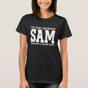 Camiseta Sam Nombre personal Sam