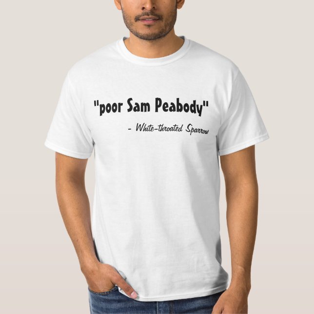Camiseta Sam pobre Peabody (Anverso)