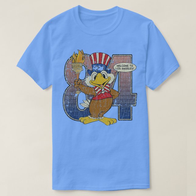Camiseta Sam The Los Angeles Eagle 1984 (Diseño del anverso)