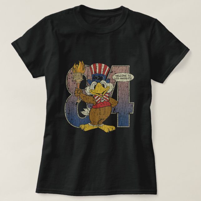Camiseta Sam The Los Angeles Eagle 1984 T-Shirt (Diseño del anverso)