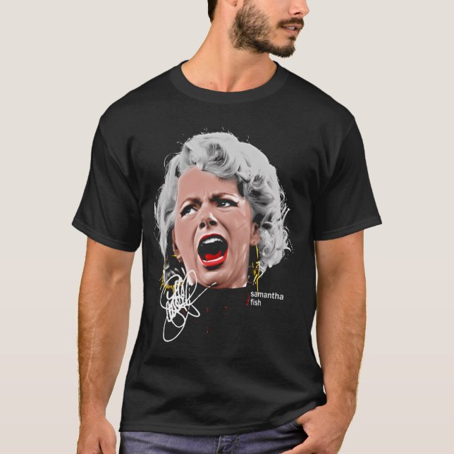 Camiseta Samantha Fish Cara Grande (Anverso)