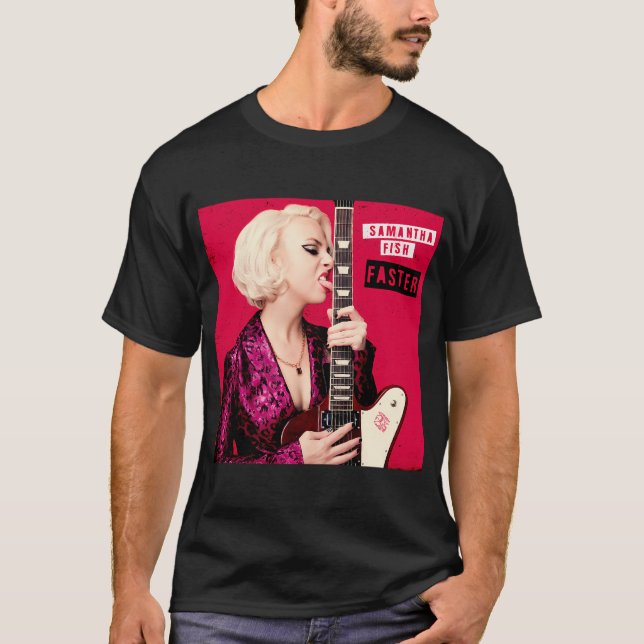 Camiseta Samantha Fish más rápido (Anverso)