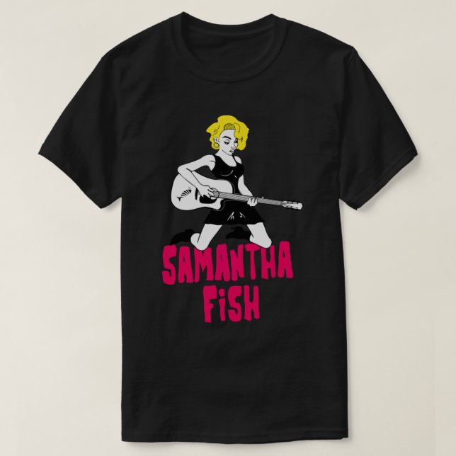 Camiseta Samantha Fish Pegatina (Diseño del anverso)