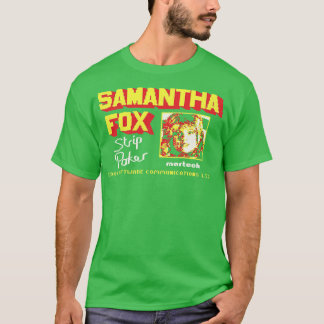 CAMISETA SAMANTHA FOX POKER