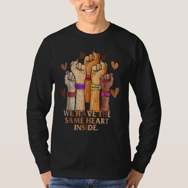 Camiseta Same Heart Black History Month BLM Melanin Pride W (Anverso)