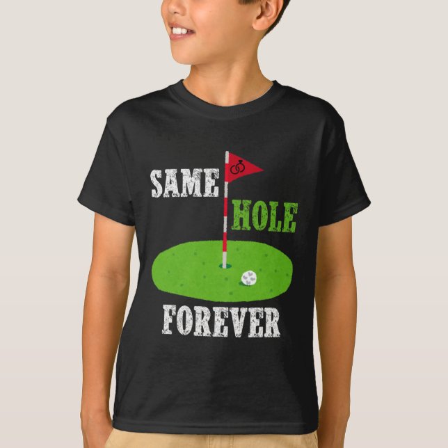 Camiseta Same Hole Forever Novio Despedida de Soltero Diver (Anverso)