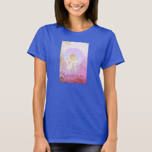 Camiseta Samhain saluda a la diosa lunar T Shirt