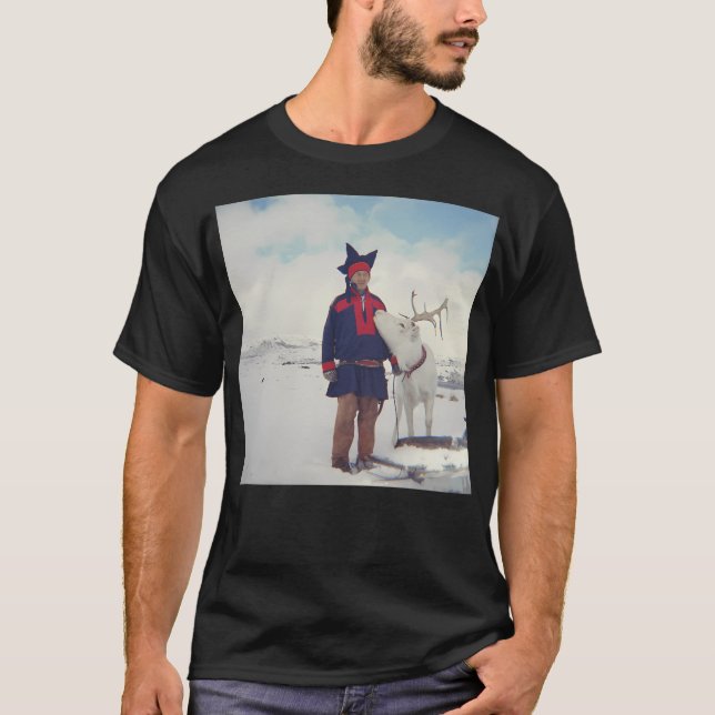 Camiseta Sami Y Renos En Magerya Noruega (Anverso)