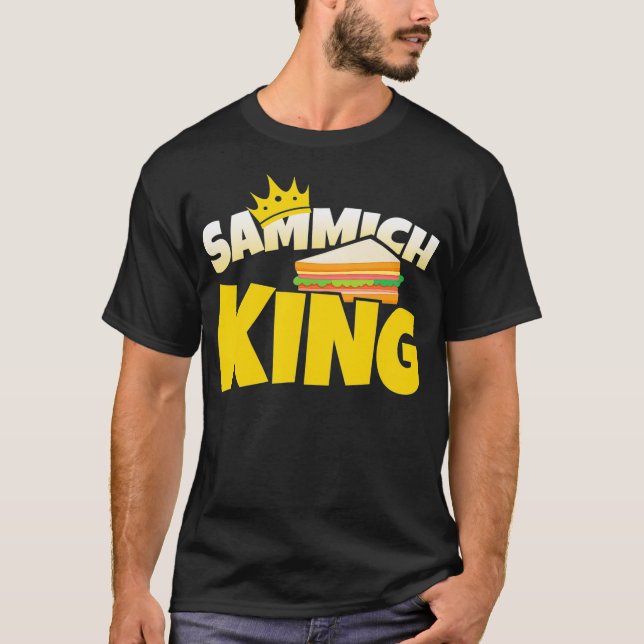 Camiseta Sammich King Sub Sandwich Lover Artista Maestro (Anverso)