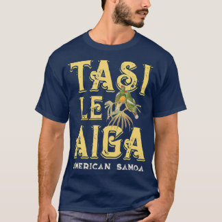 Camiseta Samoa Americana Tasi Le Aiga Una Familia Pacífico