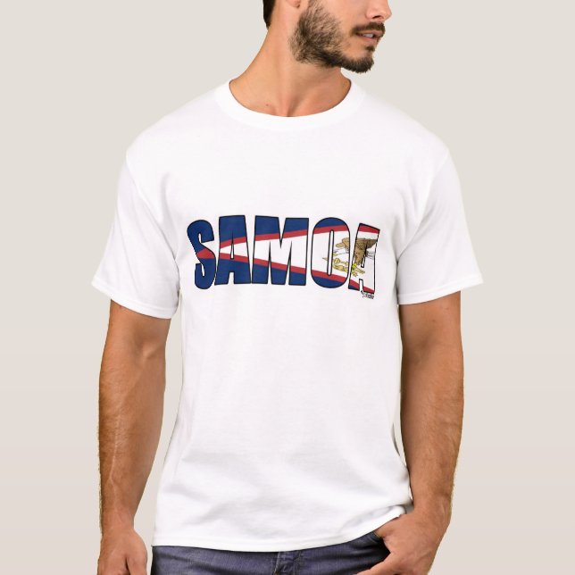 Camiseta Samoa (bandera de American Samoa) (Anverso)