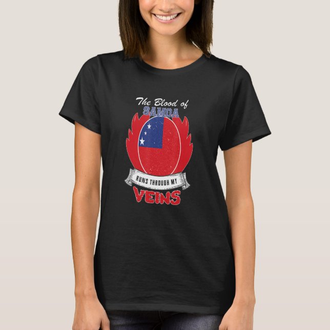 Camiseta Samoa en mis venas (Anverso)