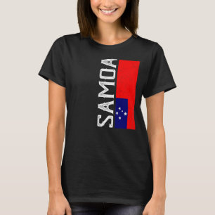 Camiseta Samoa Heredado País Apoyo Bandera de Samoa