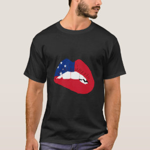 Camiseta Samoa Lip Bandera Samoan Orgullo Samoan Raíces