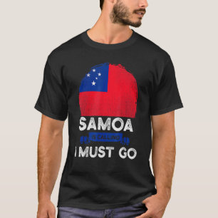 Camiseta Samoa llama a que debo ir a la herencia raíces de