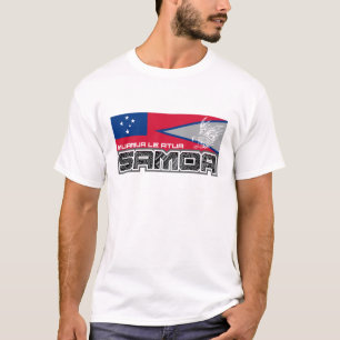 Camiseta Samoa Muamua Le Atua - bandera de American
