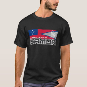 Camiseta Samoa Muamua Le Atua - bandera de American