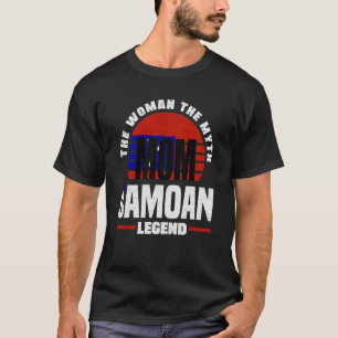 Camiseta Samoa Samoa Día de la Madre de Bandera