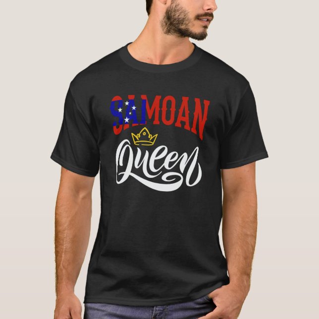 Camiseta Samoan Queen Samoa Samoan Samoa Flag (Anverso)