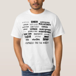 Camiseta samoano, samoano, samoano, samoano, samoano,