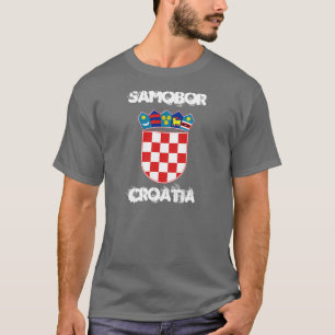 Camiseta Samobor, Croacia con escudo de armas