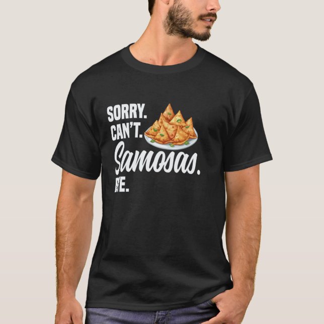 Camiseta Samosas Foodie Samosa Maker Comida India Vegana Sa (Anverso)