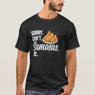 Camiseta Samosas Foodie Samosa Maker Comida India Vegana Sa