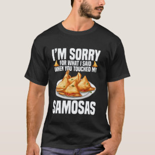 Camiseta Samosas Haciendo Comida India Vegana Samosas Fresc