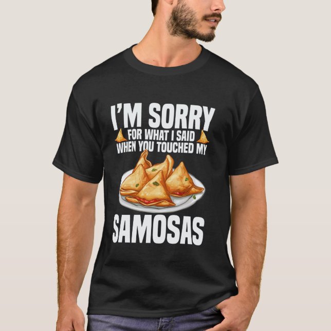 Camiseta Samosas Haciendo Comida India Vegana Samosas Fresc (Anverso)