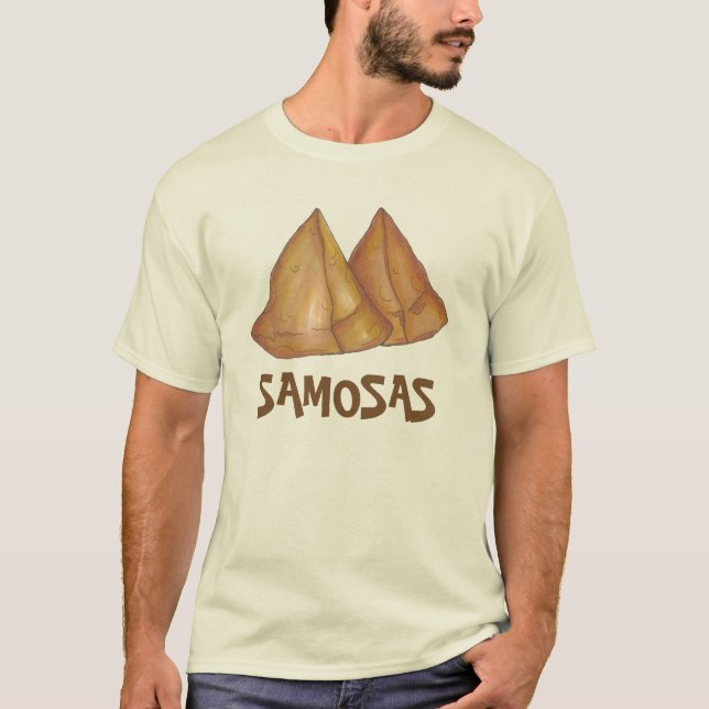 Camiseta Samosas India Comida india Samosa Foodie Tee (Anverso)