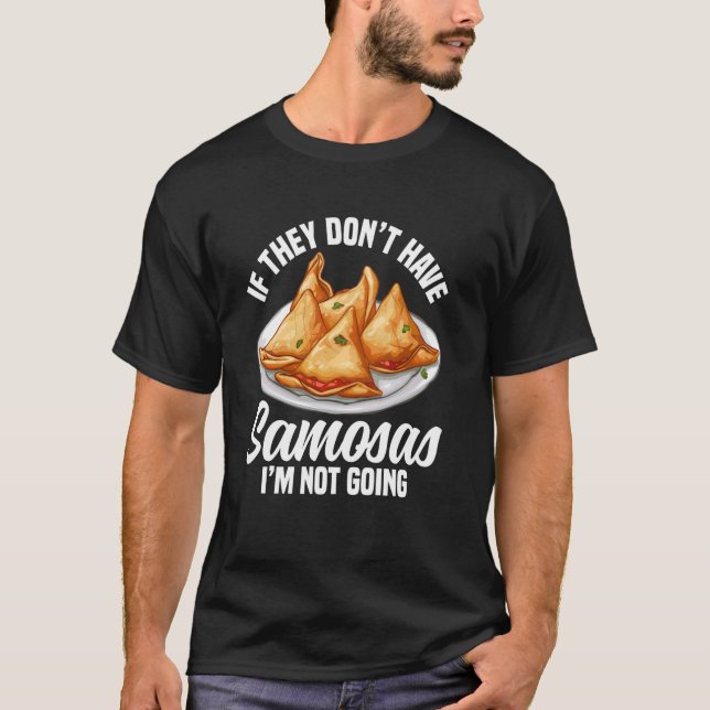 Camiseta Samosas Maker Samosa Foodie comida india Vegan Sam (Anverso)