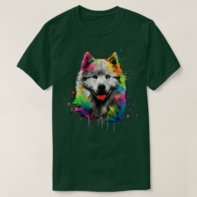 Camiseta Samoyed (Diseño del anverso)
