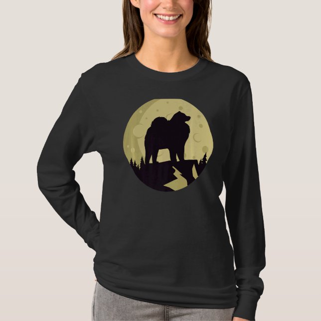 Camiseta Samoyed Bjelkier Dog Retro 15 (Anverso)