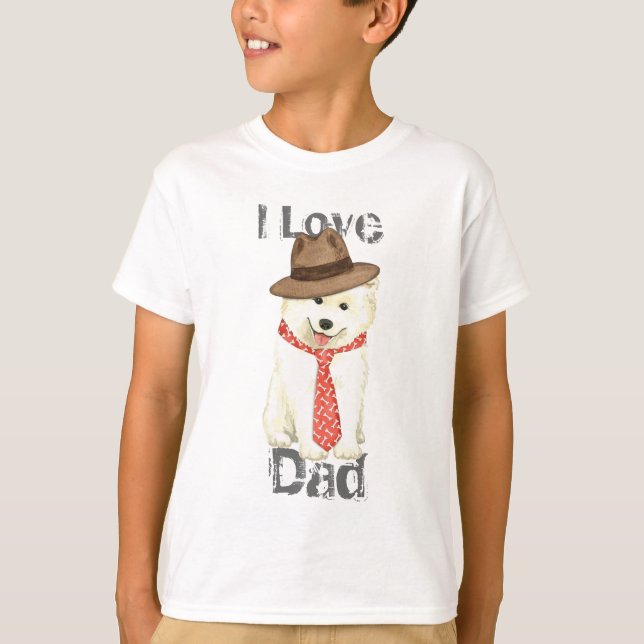 Camiseta Samoyed Dad (Anverso)
