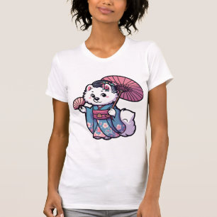 Camiseta Samoyed Dog Kimono