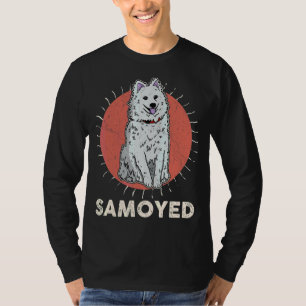 Camiseta Samoyed Dog Walk Mom Dog Sayings Breeder