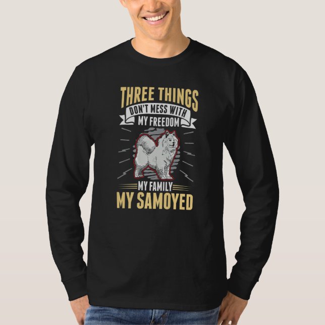 Camiseta Samoyed Freedom Family Samoyed (Anverso)
