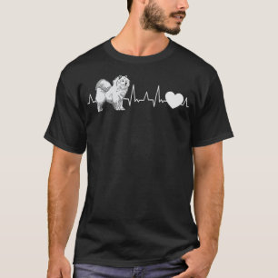 Camiseta Samoyed Heartbeat Sled