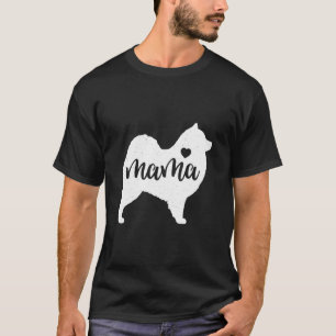 Camiseta Samoyed Mama Mom Dog Cute Día de la Madre Regalo